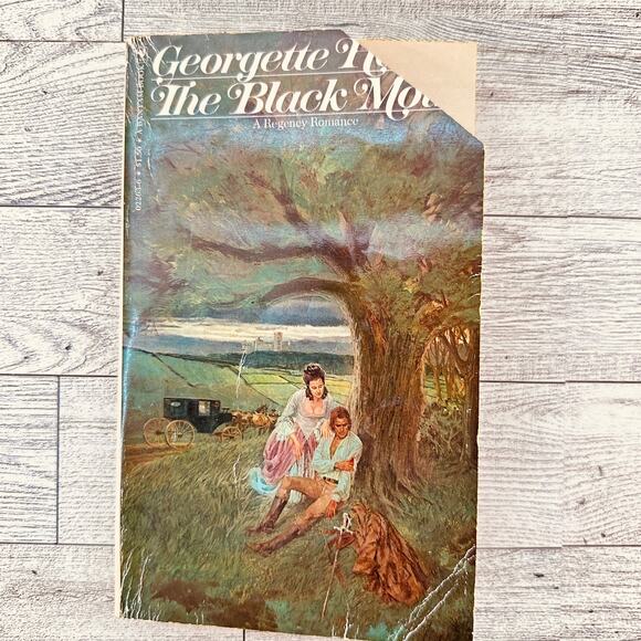 The Black Moth by Georgette Heyer 1976 Vtg Paperback Novel PB Historical Romance - Picture 1 of 11
